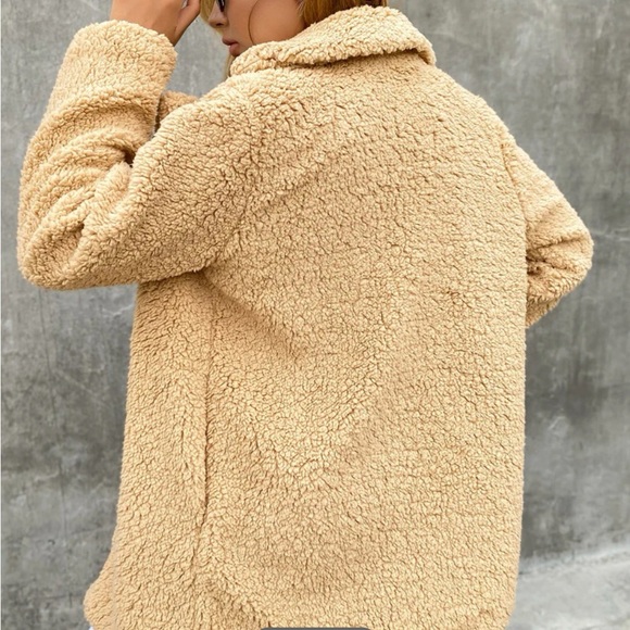 New double button Teddy jacket - Picture 6 of 7